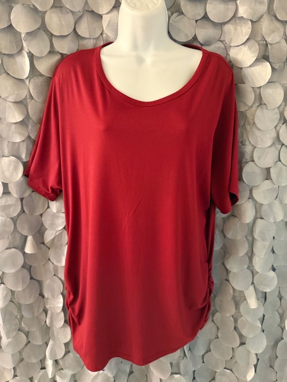 Elegant Red Women's Top